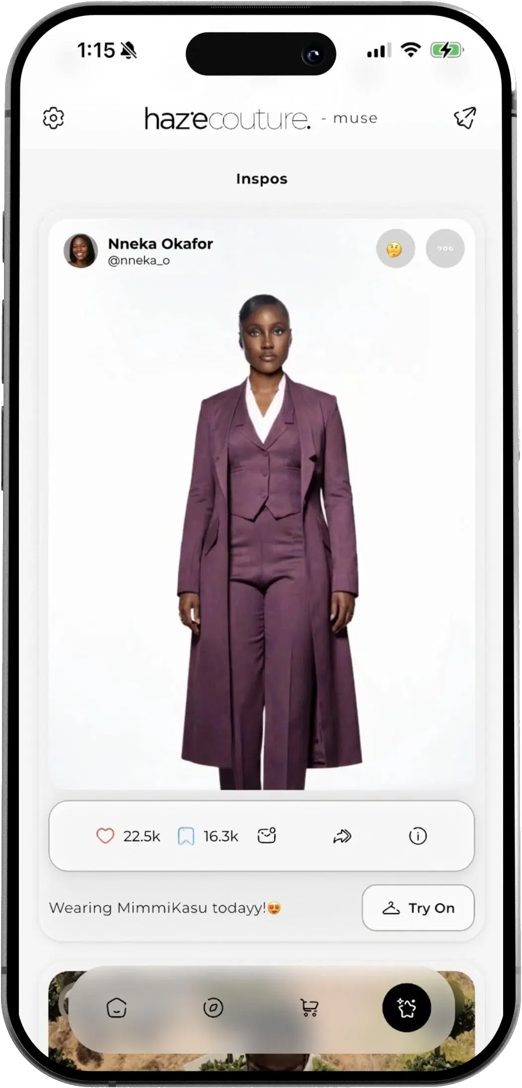 Haze Couture app screen 4