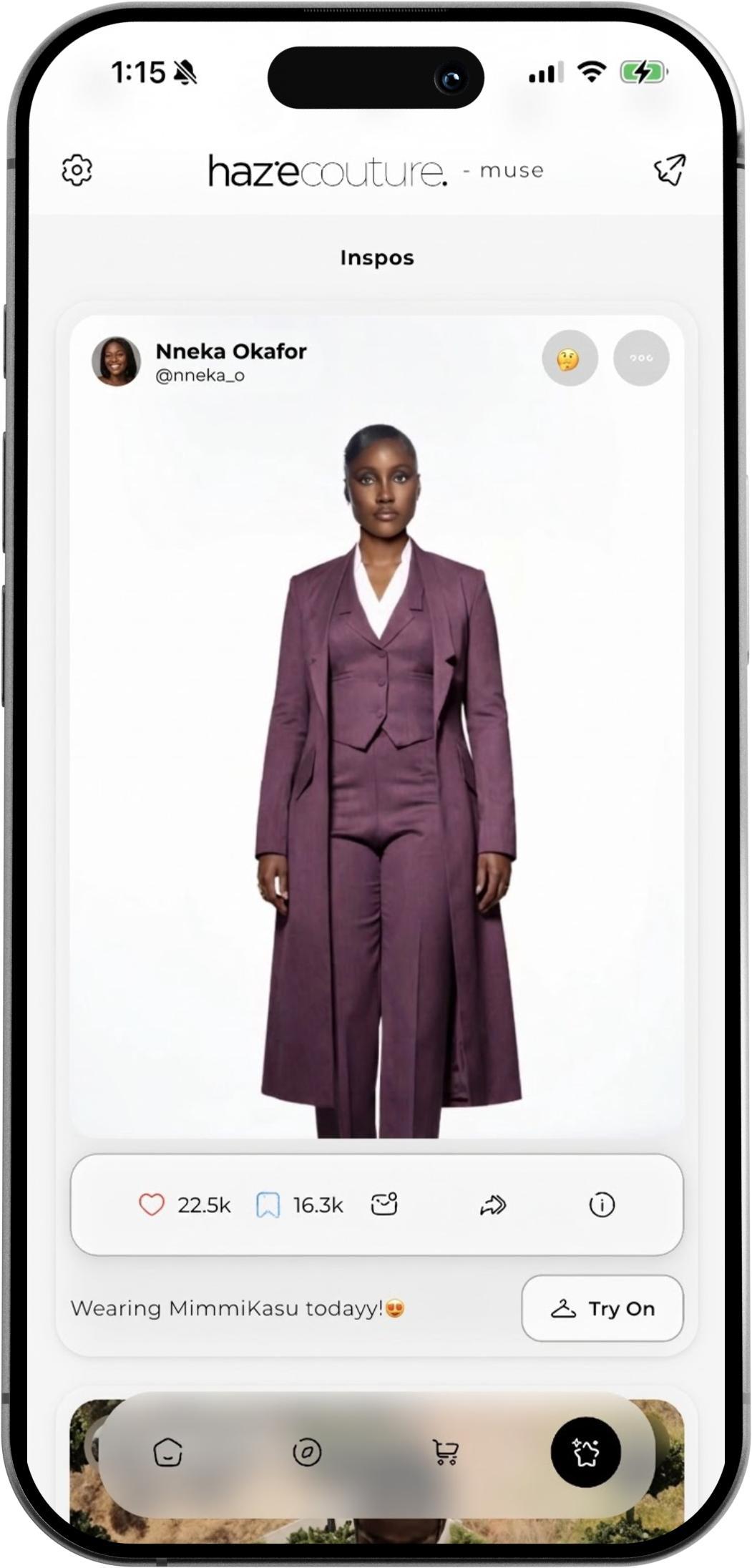 Haze Couture app screen 4